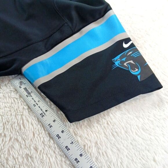 Cam Newton Carolina Panthers Nike On Field NFL Jersey | Size BOYS XL 18-20 Black - Picture 8 of 9